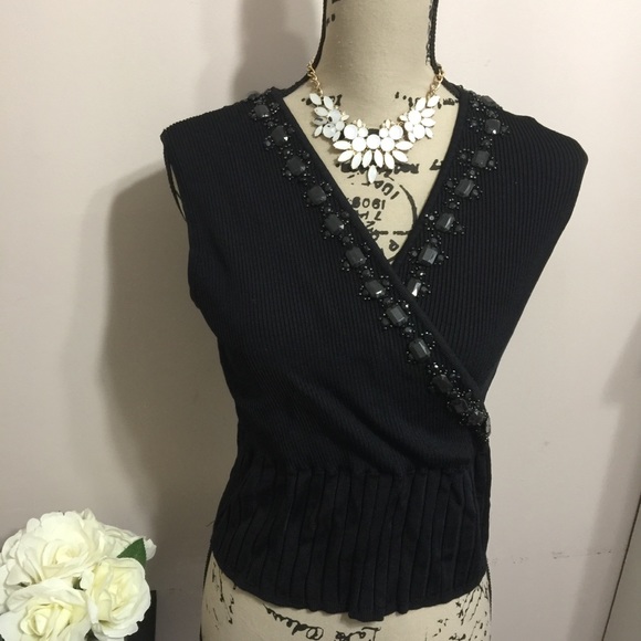 Pierri New York Tops - Pierri new york beaded sweater